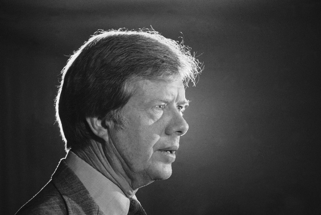 US President Jimmy Carter